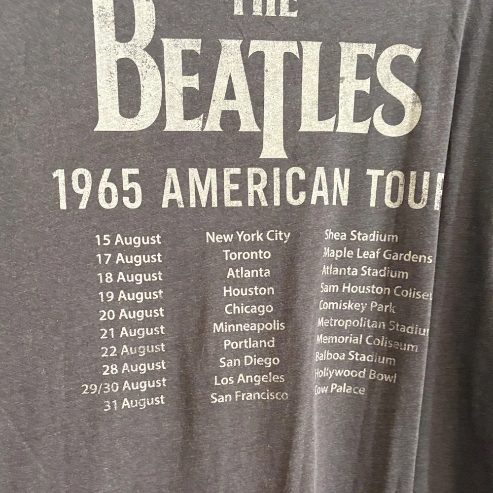 The Beatles Men’s Black Graphic Band T-Shirt short sleeve size XXL NWT - Picture 4 of 6